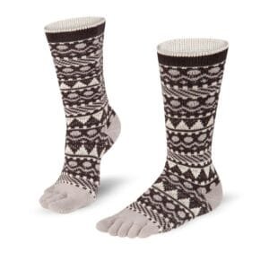 Knitido Biwa Cotton - Warme Zehensocken aus Baumwolle