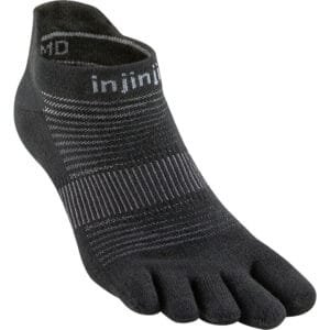 Alternative view of Injinji Run Lightweight NoShow Black